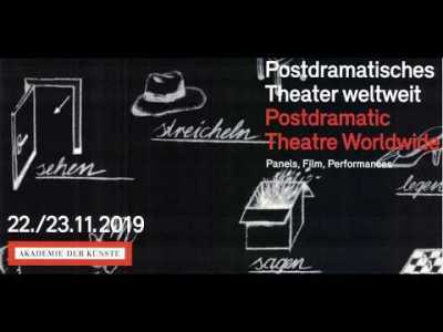 In homage to the Post-dramatic theater of Hans-Thies Lehmann&nbsp;(2019)